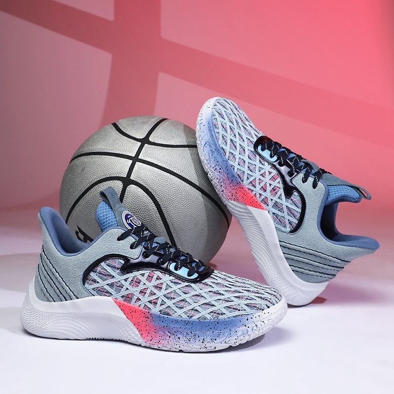 Curry 9th Generation รองเท้าผ้าใบบาสเก็ตบอล Curry flow All-Name รองเท้าผู้ชาย Shock-Absorbing ตาข่าย