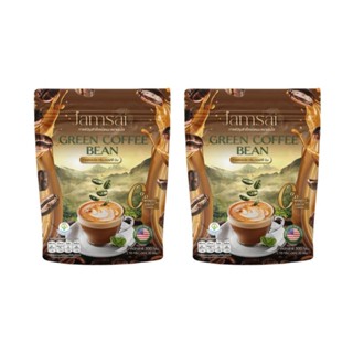 กาแฟลำใย (2 ห่อใหญ่ 60 ซอง) Green coffee bean กรีนคอฟฟี่บีนแ…