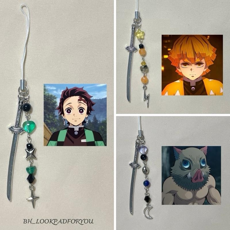พวงกุญแจ demon slayer ดาบพิฆาตอสูร ตัวเอก เสาหลัก (จัดส่งภายใน1-2วัน)