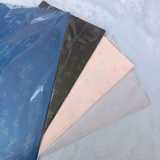 ฟลาว์ดมุกด้านสีพื้น หัวใจ ส่งจากไทย