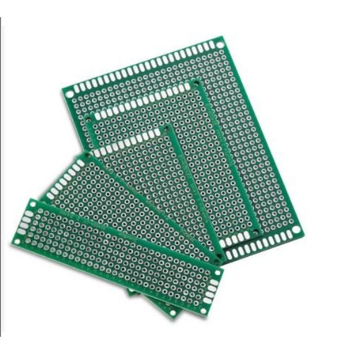 PCB FR4 DOUBLE SIDE FIBER ต้นแบบบอร์ดสีเขียว