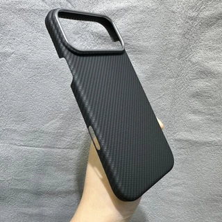 เคสโทรศัพท์เคฟล่าแม่เหล็ก iPhone 17 Pro Max air รูปแบบคาร์บอนไฟเบอร์เคสป้องกันเรียบง่าย