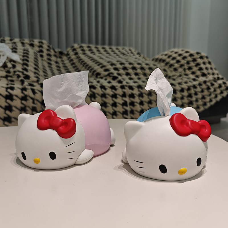 [จัดส่งด่วน 24 ชั่วโมง]กล่องทิชชู่ลายการ์ตูน kitty สำหรับตกแต่งบ้าน - รูปที่ 6