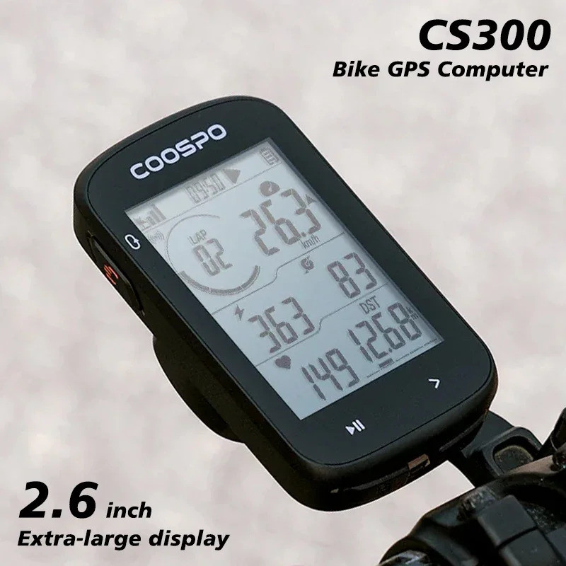 Coospo Cs300 จักรยานคอมพิวเตอร์GPS พร้อมหน่วงเวลาดิจิตอลและวัดระยะทาง
