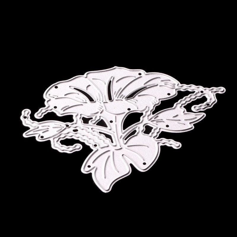 ดอกไม้สมุดภาพอัลบั้ม DIY การ์ดกระดาษการ์ด Maker โลหะ Die Cut Stencil ตกแต่ง Die ตัด Templa