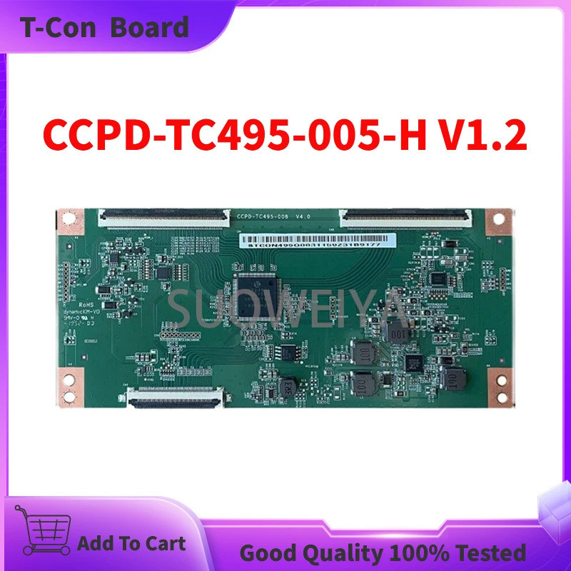 ใหม่ Original Logic T-CON Board CCPD-TC495-005-H V1.2 CCPD-TC495-005 V3.0 Haier LU58C61 H50E17 LU58C