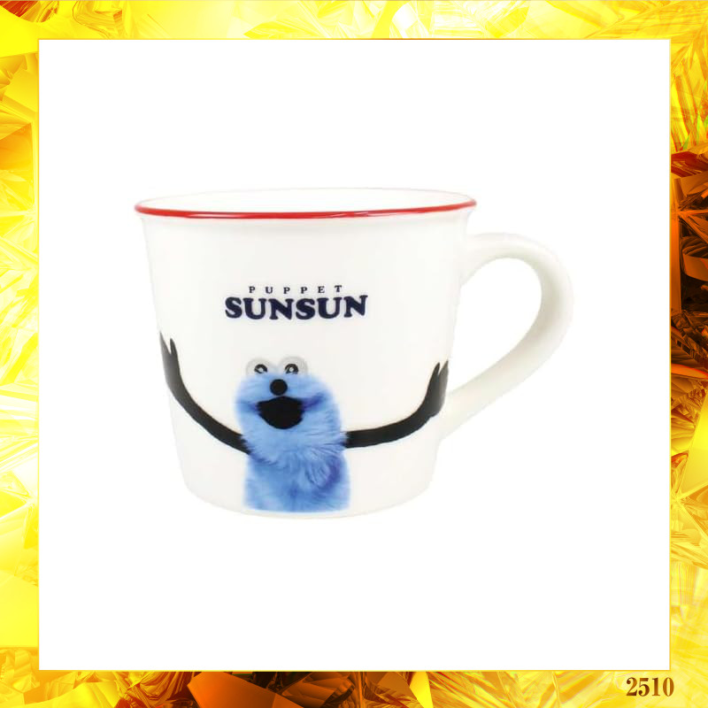 T'S FACTORY Mug Puppet Sunsun Color Line Mug Up
