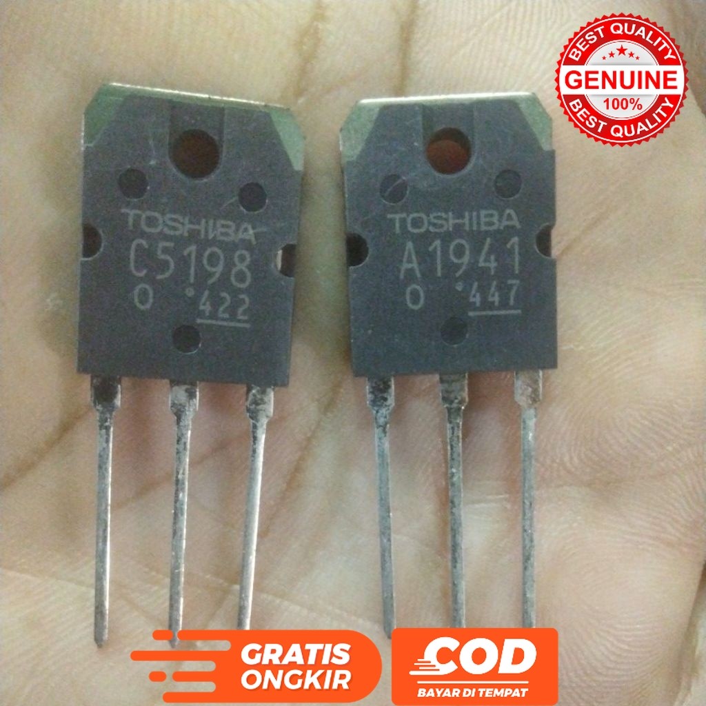 ทรานซิสเตอร์ IC A1941 C5198 A 1941 C 5198 TOSHIBA