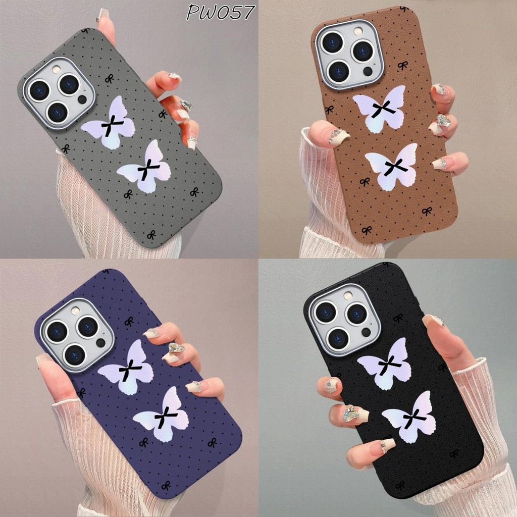 SOFTCASE BEN หนัง POLKADOT BUTTERFLY MOTIF สําหรับ INFINIX SMART 4 SMART 5 SMAART 6 NFC SMART 7 SMAR