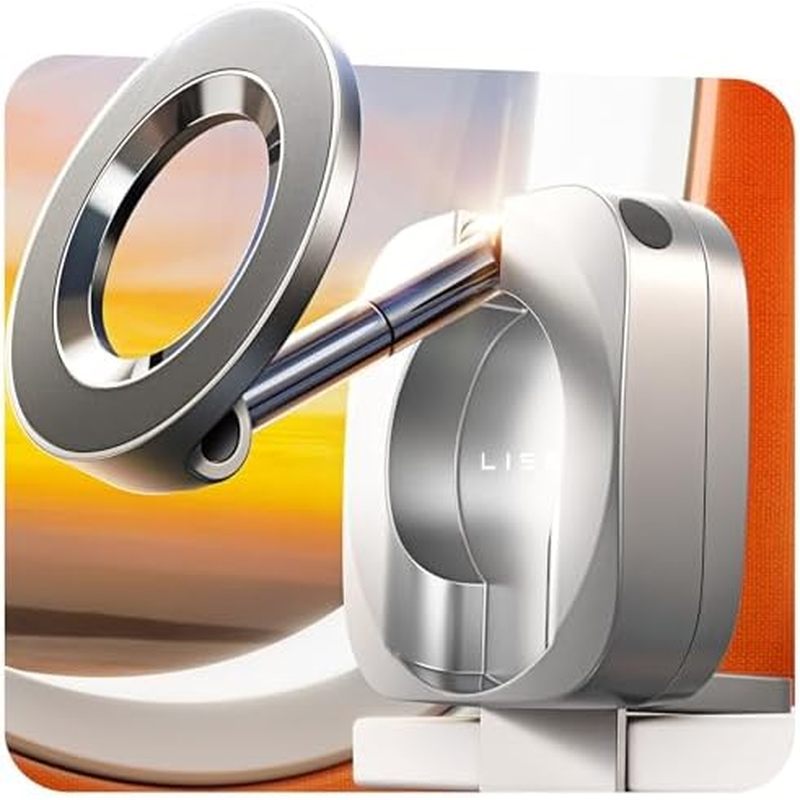LISEN MagSafe ที่วางโทรศัพท์เครื่องบิน, สิ่งจําเป็นสําหรับการเดินทางแบบพกพาสําหรับเที่ยวบินยาว, ขาตั