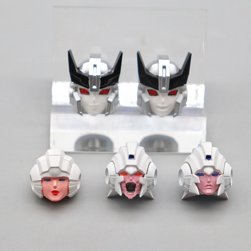 UWEX Megatron Leia Megatron ด้านหลัง IDW SS86 Alsi เปลี่ยนหัวแกะสลักอุปกรณ์เสริมชุดการ์ดหัว