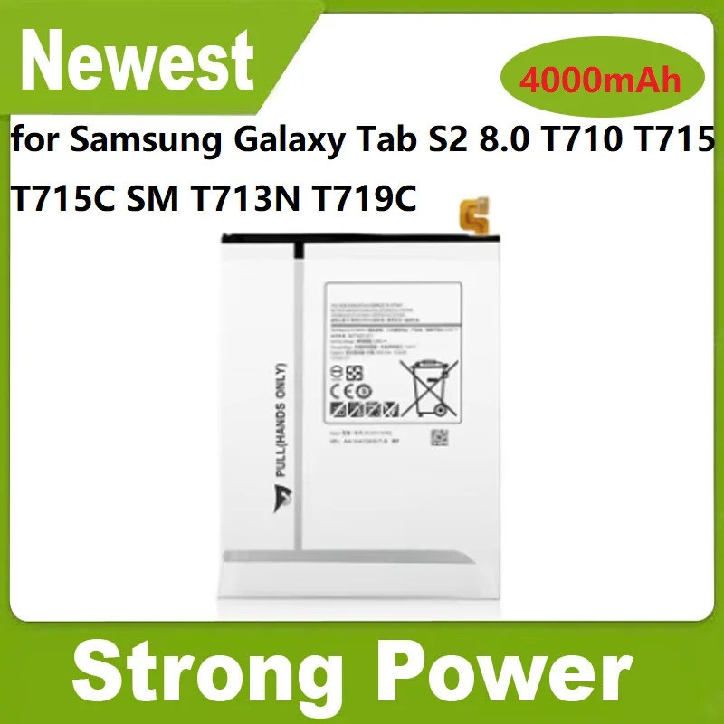 แบตเตอรี่สําหรับ Samsung Galaxy Tab S2 8.0 T710 T715 T715C SM T713N T719C EB-BT710ABE EB-BT710BA