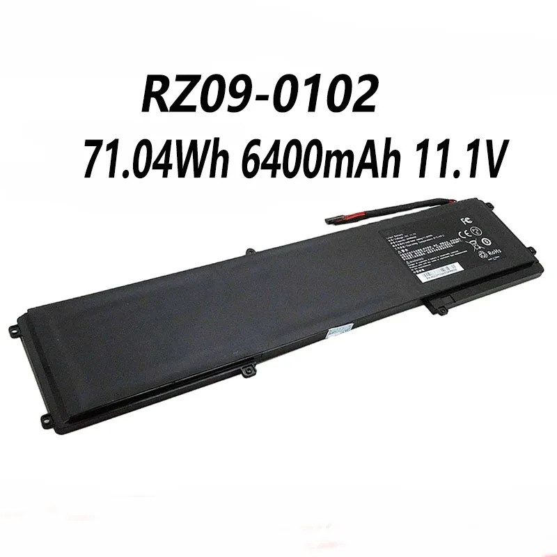 RZ09-0102 71.04Wh 6400mAh 11.1V แบตเตอรี่แล็ปท็อปสําหรับ Razer Blade 14 "RZ09-01161E31 RZ09-01161E32