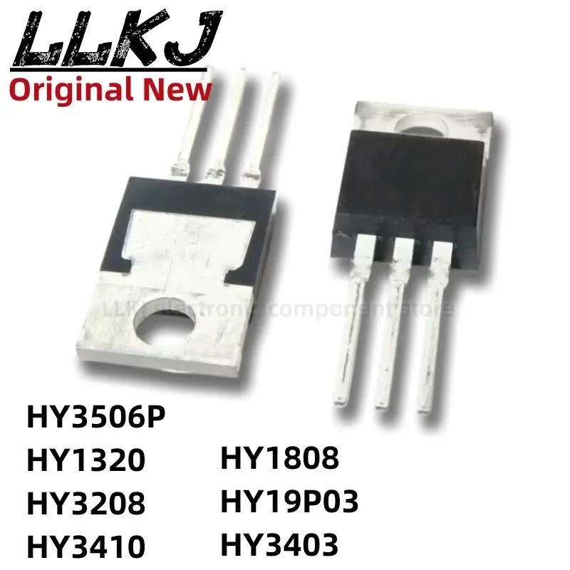 5pcs HY3506P HY1320 HY3208 HY3410 HY1808 HY19P03 HY3403 TO-220 Field Effect ทรานซิสเตอร์
