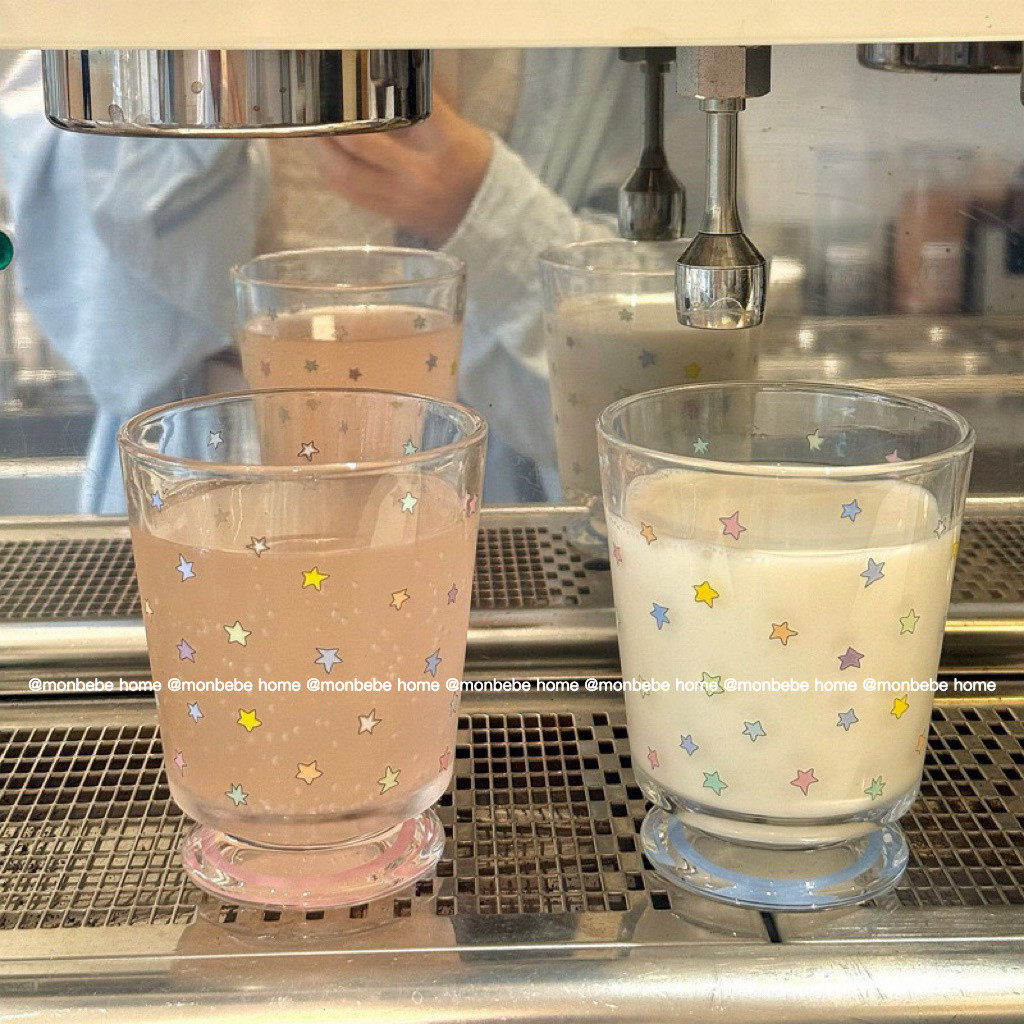 Twinkle twinkle little star✨ แก้ว แก้วน้ำ แก้วกาแฟ ดาวหสีสัน  พร้อมส่ง