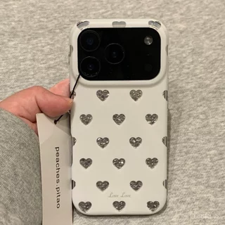 เคสโทรศัพท์เหมาะสําหรับiPhone XS XR XSMAX 11 12 13 14 15 16 17 Pro max Plus ins Sweet Cool Silver Loveกันกระแทกกันกระแทกกันกระแทกเคสรวมทุกอย่างEDK