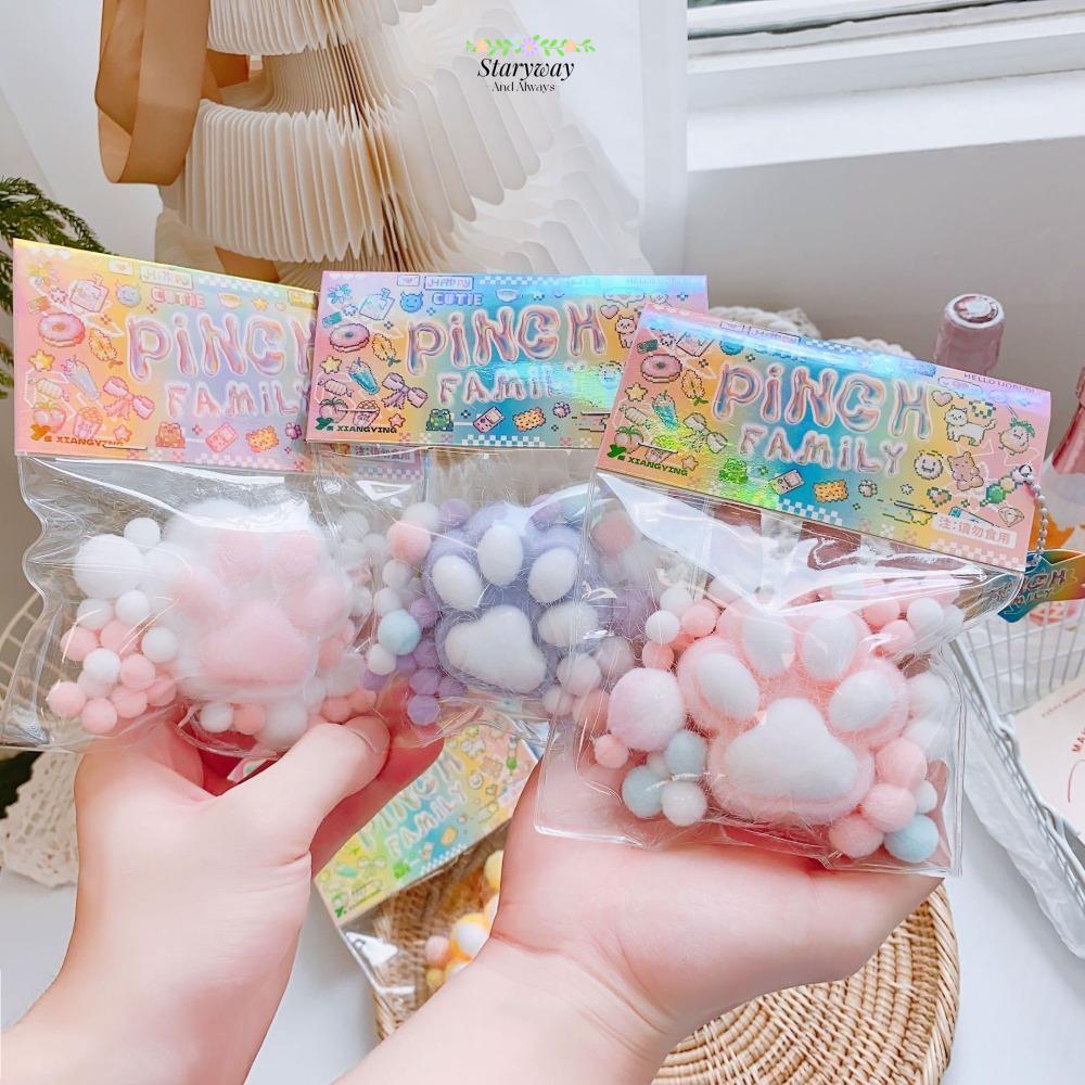 STARYSWAY Fidget Toy, Mochi PU Squeeze Toy, Decompression Antistress Ruduce Stress Relief Toy Girl