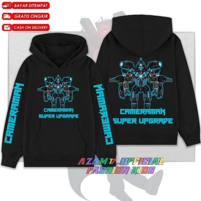 🥳🥳Cameramanอัพเกรด Skibidi ห้องน้ํา Multiverse เด็ก Hoodie แจ็คเก็ตชื่อฟรี/ใหม่ Titan Cameraman Supe