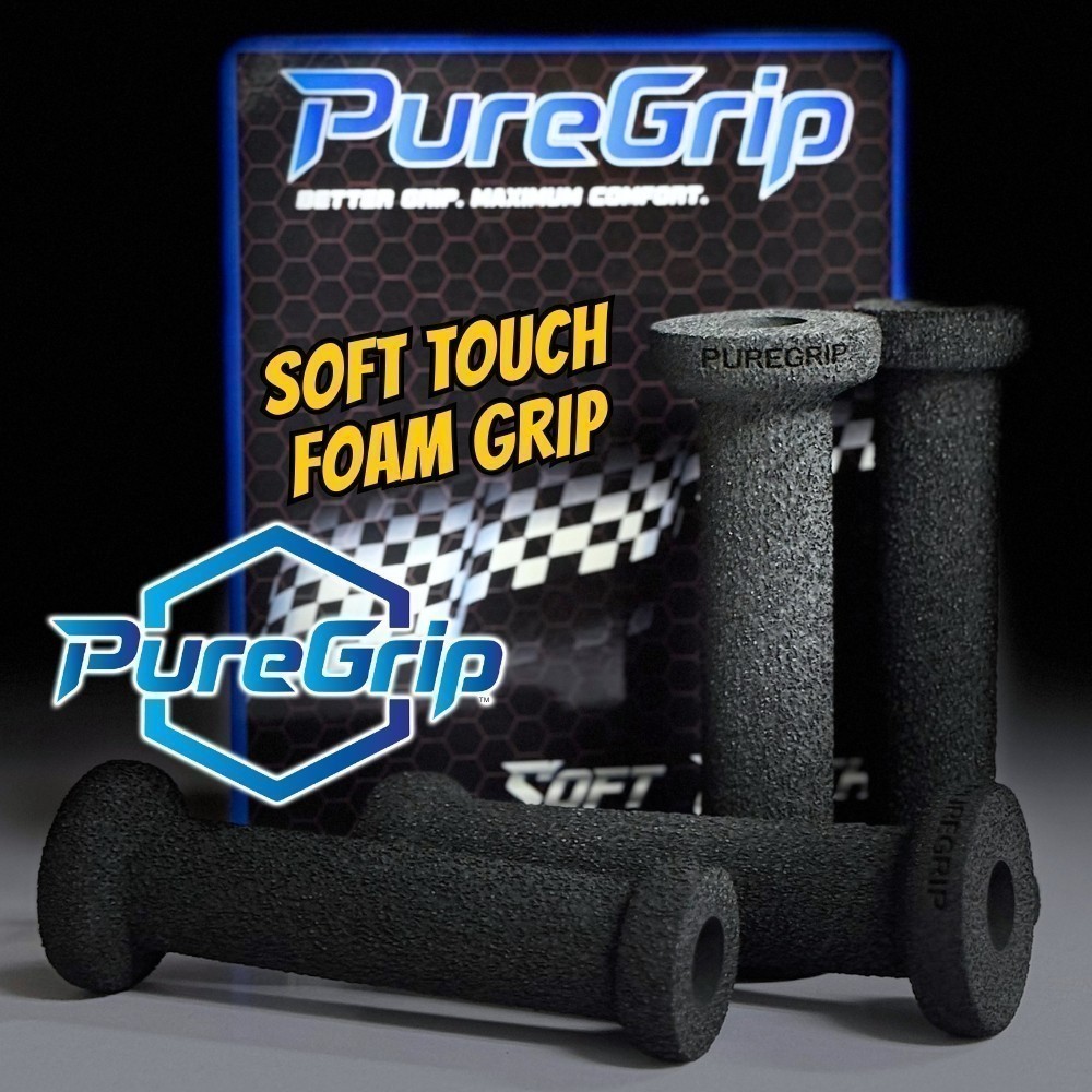 PUREGRIP Suzuki GSXS150 Gixxer250 GSXS1000 Soft Touch Foam Grip ฟองน้ําโฟมคันเร่ง ด้ามจับแฮนด์เกรดพร