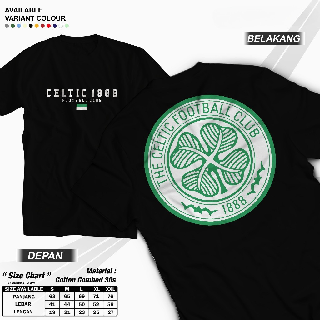 เสื้อยืด Celtic FC "Celtic 1888" - The Bloys/The Clots/The Hoops
