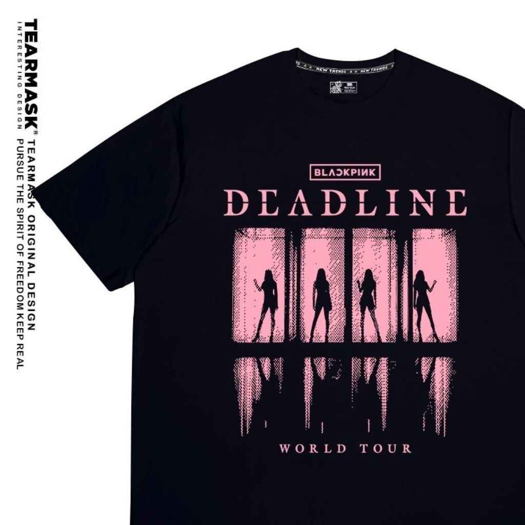 เสื้อยืด DEADLINE DAD边prot夏blackp#DEADLINE演唱会周边t恤夏blackp