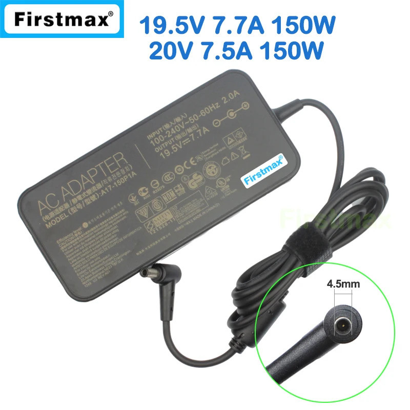 อะแดปเตอร์ AC 19.5V 7.7A 150W Charger A18-150P1A ADP-150CH B สําหรับ Asus TUF Gaming FX571GD FX571GT