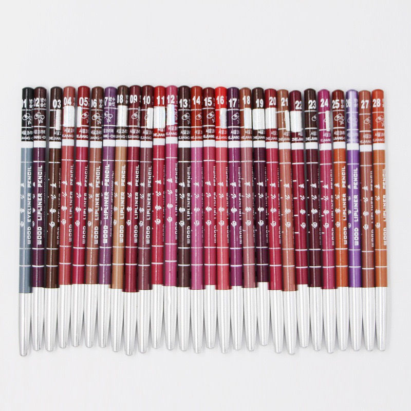 lipliner ลิปไลเนอร์ Snow White lipliner อายไลเนอร์ไลน์ดินสอ 28 สี线眼线