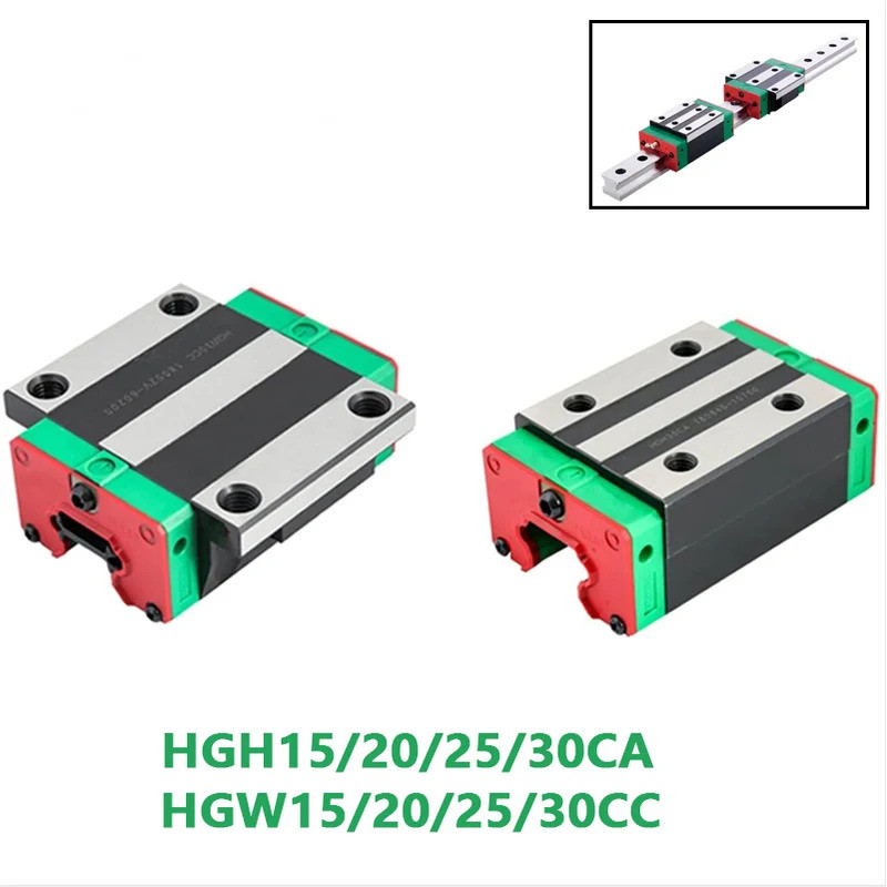 HGH15CA HGW15CC HGH20CA HGW20CC HGH25CA HGW25CC HGH30CA HGW30CC หน้าแปลนสไลด์บล็อก Carriage สําหรับ 