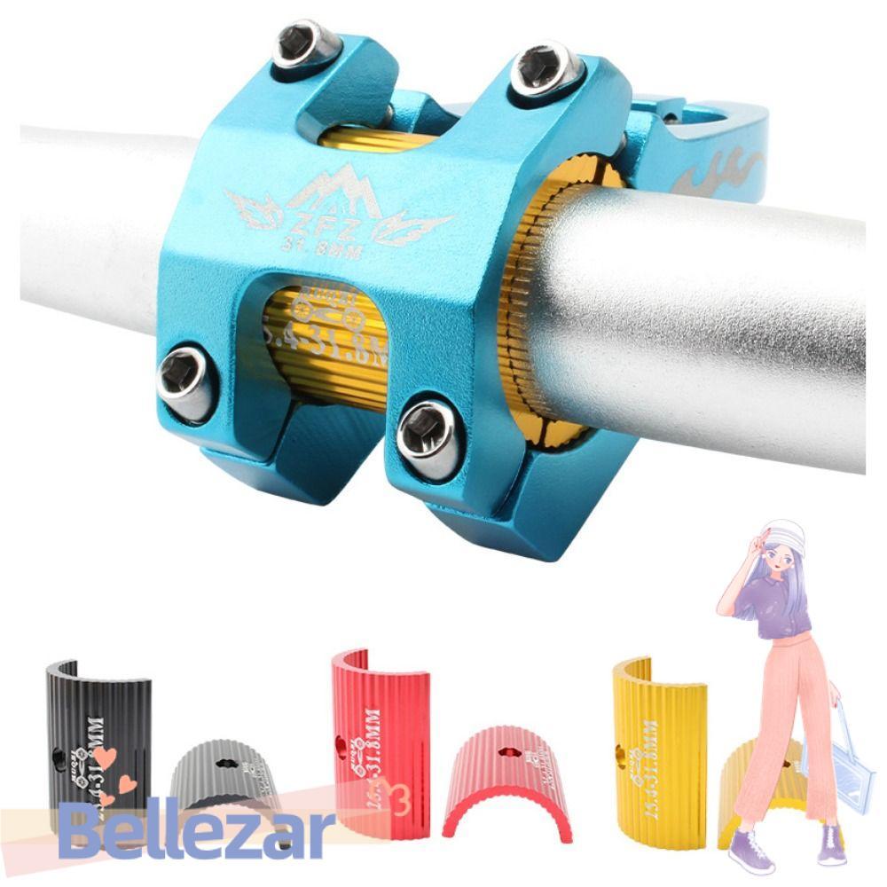 BELLEZAR แปลงแฮนด์จักรยาน, 5 สี 31.8 มม.ถึง 35 มม.จักรยาน Spacer Conversion, อลูมิเนียมอัลลอยด์ Shim 25.4mmTo31.8 มม.รูรับแสงปรับอะแดปเตอร์