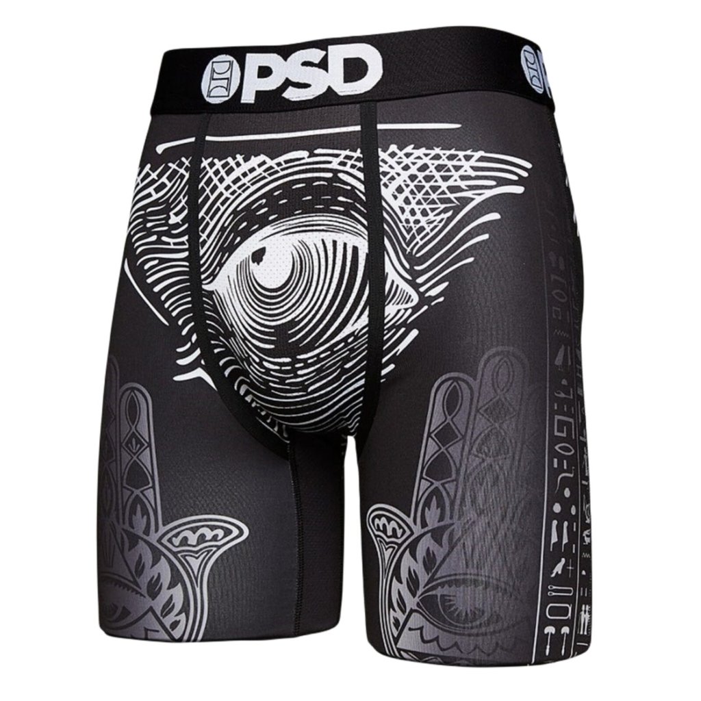 men underwear กางเกงใน PSD American Graffiti บาสเกตบอลกีฬากางเกงขาสั้นนักมวยชาย Hip-Hop ชุดชั้นใน Hi