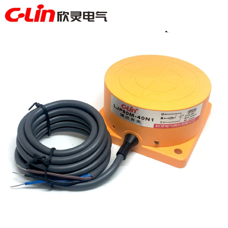 Xinling Proximity Switch LJP80M-40N1/P1/D1/A1 LJP80M-40N2/A2 เซ็นเซอร์แบบเหนี่ยวนํา
