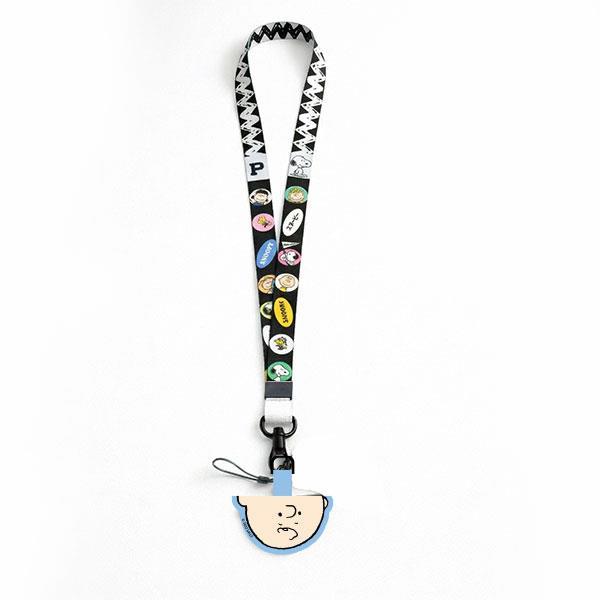 Se-ed (ซีเอ็ด) : PN4-สายคล้องมือถือ : PEANUTS-4D Lanyard&Patch (PN4D-LY&P-2-YE) W2xH90 cm.