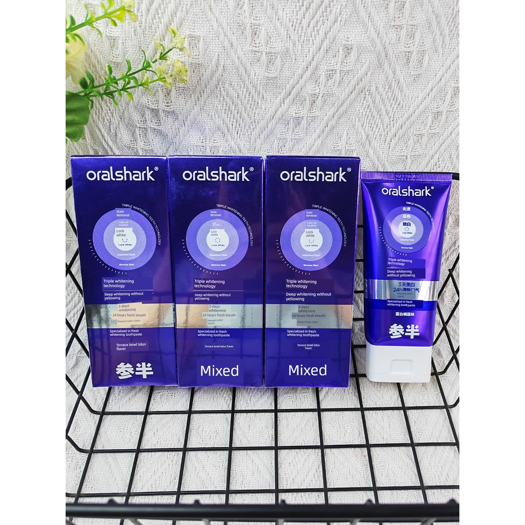 ยาสีฟัน Ginseng Semi-Specializing Research Fresh Whitening Toothpaste Triple Whitening Technology De