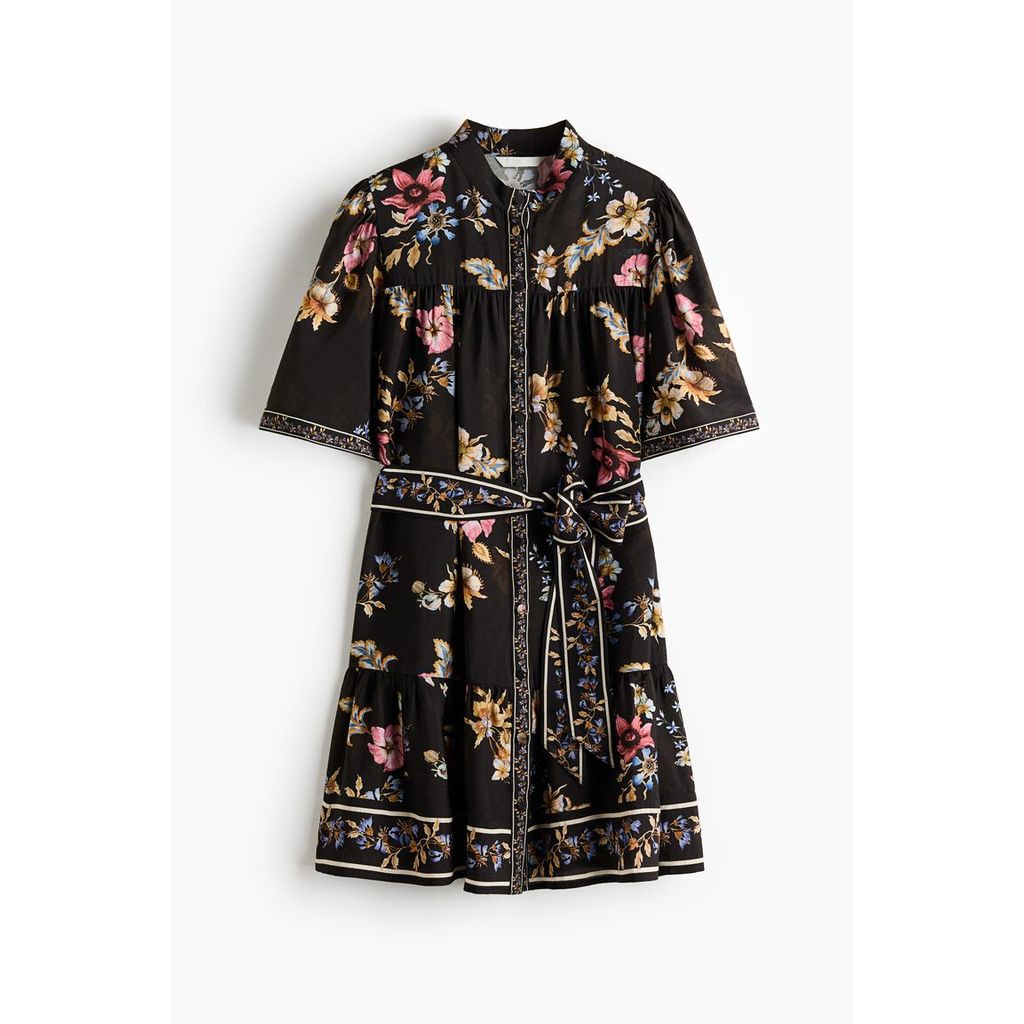 H&M(เอชแอนด์เอ็ม) เดรสผูกโบว์หน้ากระดุม ผู้หญิง 1351648_1