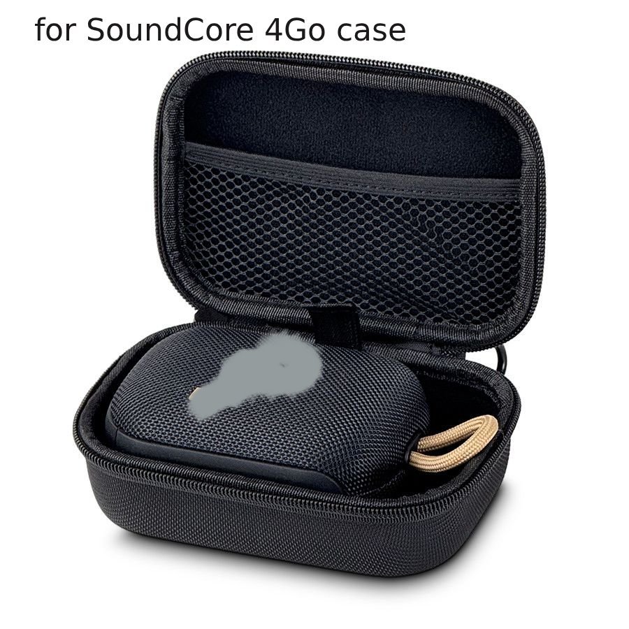 For SoundCore 4Go EVA Hard Anti-Storage Case ถุงเก็บของแบบพกพา EVA ทนแรงกระแทก เหมาะสำหรับเดินทาง