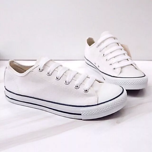 🔥Hot item🔥 ส่งไว!!! ราคาถูกที่สุด!!! Mashare รุ่น 191 รองเท้าผ้าใบ สี : ขาวดำ ไซส์ : 37 - 43