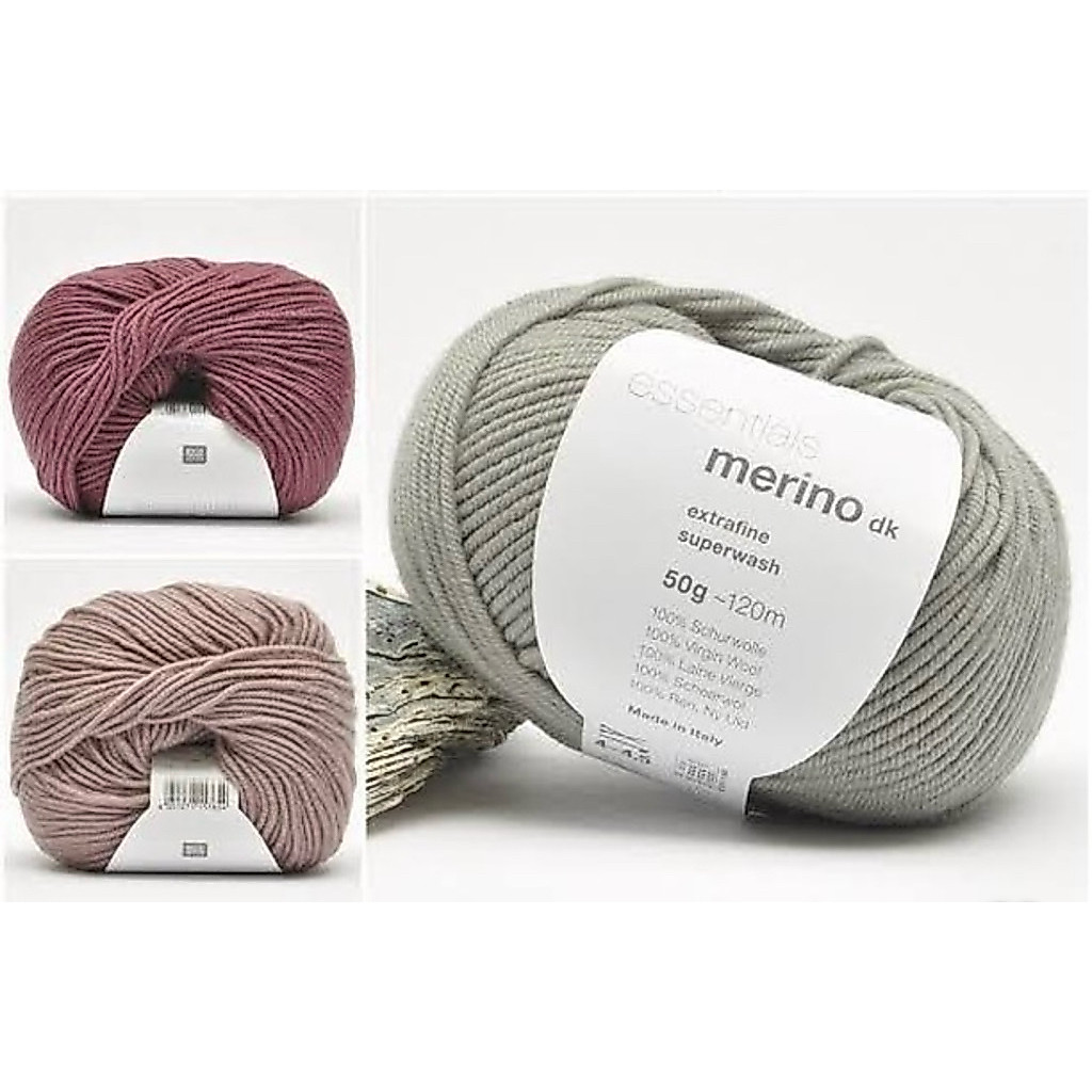 Rico ไหมวูล 100% Essential Merino (DK) made in Italy