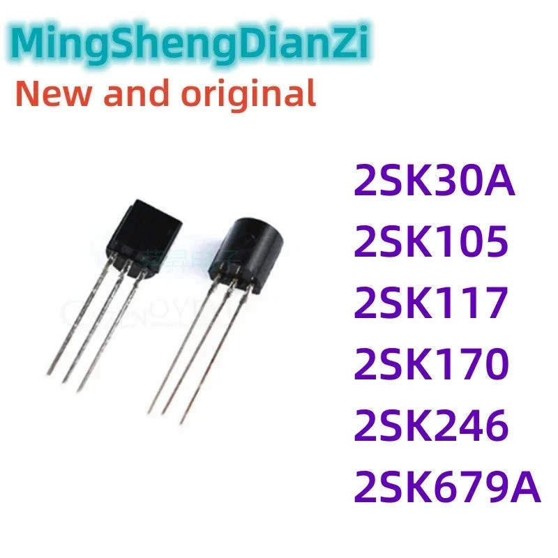 10PCS 2SK30A K30A K105 2SK105 2SK117-BL 2SK117 K117 2SK170 2SK170-BL K170BL 2SK246 K246 2SK679A K679