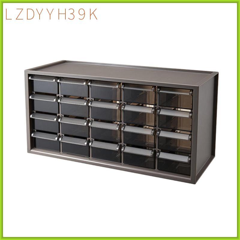 [lzdyyh39k] พลาสติก 20 ลิ้นชัก Easy Classify กล่องเก็บของ Neat Case Craft Cabinet สําหรับโต๊ะ