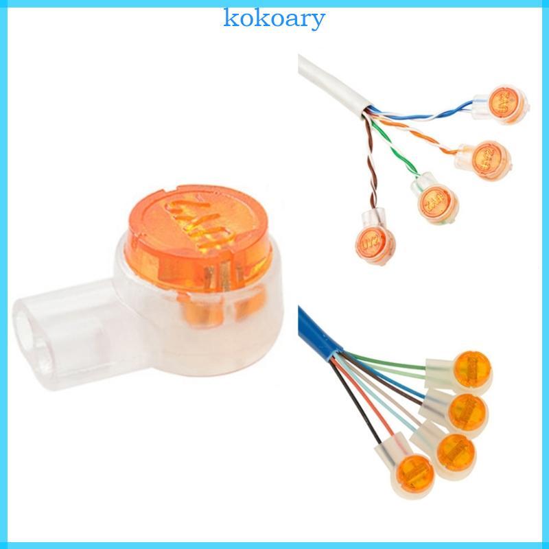 KOK 100 ชิ้น Splice Wire Connector UY2 K2 Water Proof Connector Terminals