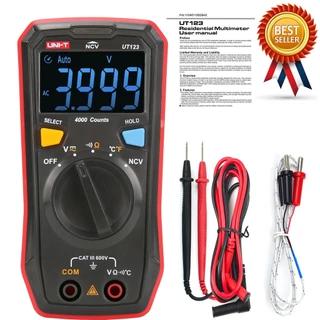 UNI-T UT123 ดิจิตอลมัลติมิเตอร์ เหมาะสำหรับเป็นเครื่องมือประจำบ้าน วัดอุณหภูมืได้ด้วย