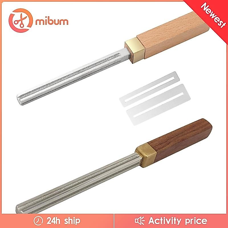 [Mibum] Guitar Fret Crowning Edges File Luthier Leveling Tool สําหรับกีตาร์ไฟฟ้า