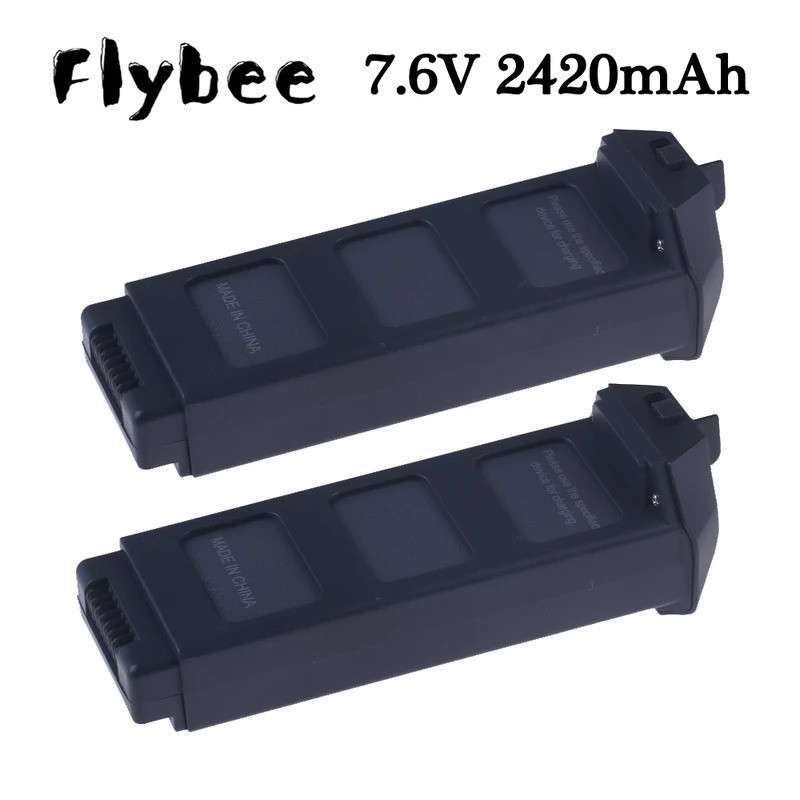 B5W Drone แบตเตอรี่อัพเกรด 7.6 V 2420 mAh RC Drones สําหรับ MJX R/C Bugs 5W B5W 4K RC Quadcopter อะไ