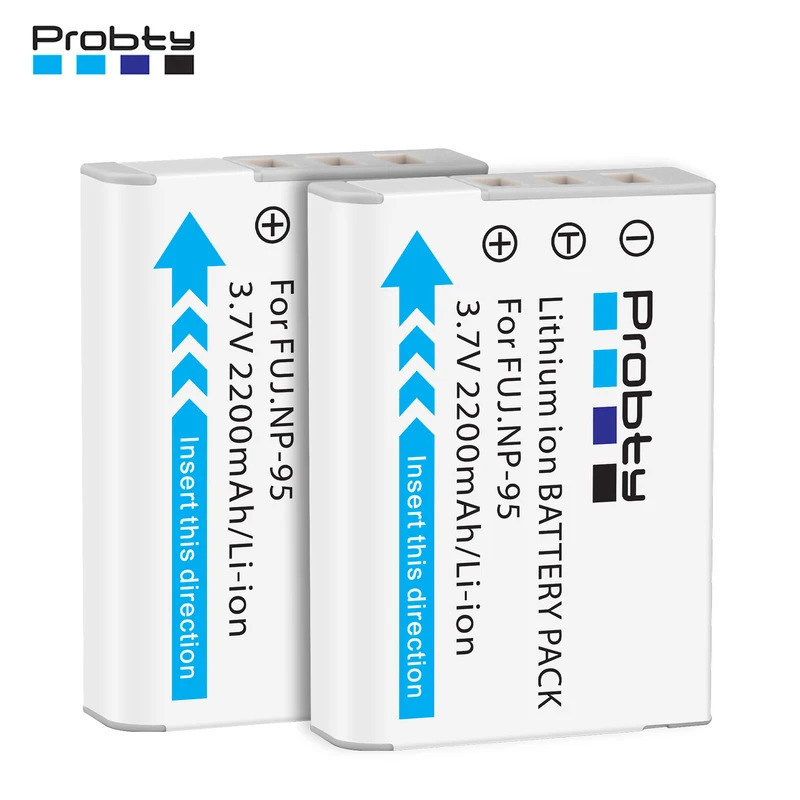 2200mAh NP-95 NP 95 NP95 แบตเตอรี่สําหรับ FUJIFILM NP-95 F30 F31 F30fd F31fd 3D W1 X100T X100S X100 