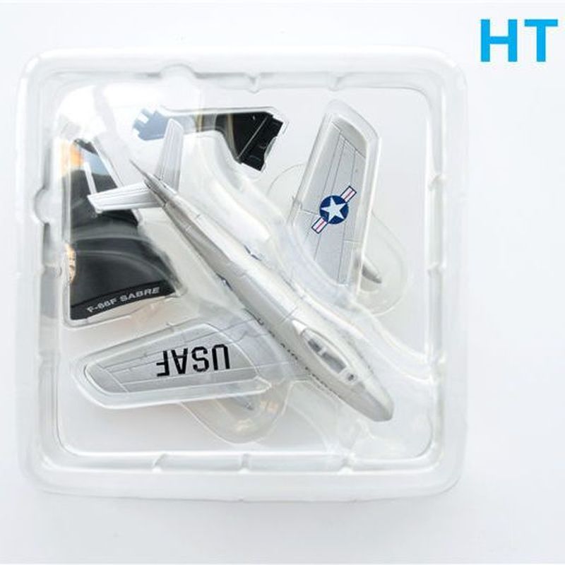1/110 เครื่องบินโลหะผสมรุ่นอเมริกัน F86 Saber Fighter ความยาว 10 ซม.F86F Classic Fighter
