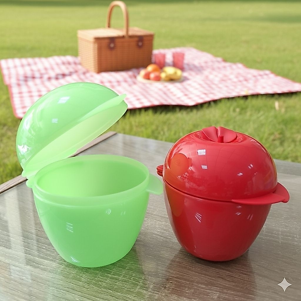 Tupperware กล่องผลไม้ ฝาปิดสนิท ใช้เก็บผลไม้ หรือขนมต่างๆ (Limited)