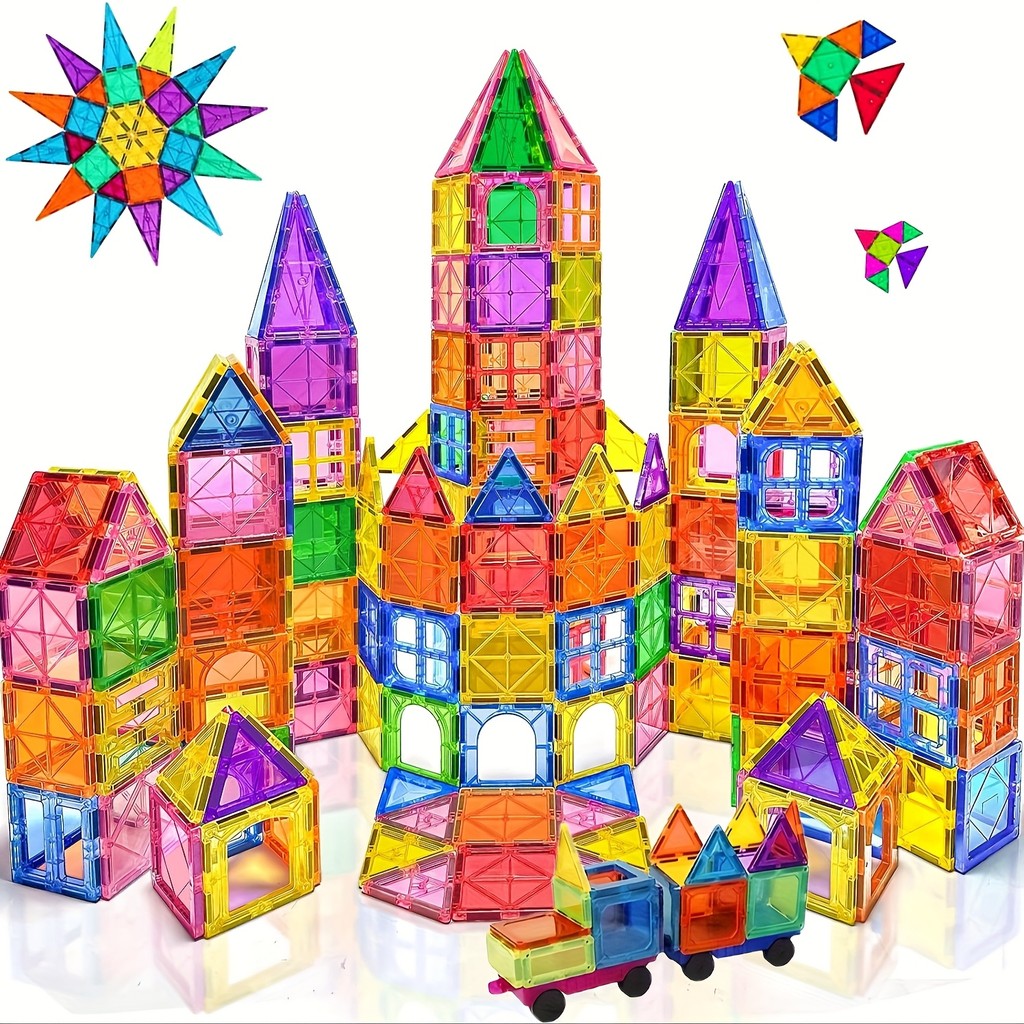 Magnet Tiles Magnetic 3D Building Blocks Set ของเล่นก่อสร้างเพื่อการศึกษา - Creative Cons