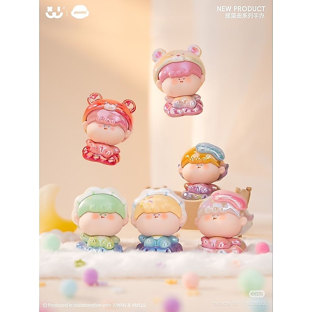 💜💛🧡[โค้ดไหมไม่รู้]💙❤️🩷 Amlls Lullaby MiNi [SET: Good Night เท่านั้น] 1 จุ่ม 1 ตัว [แบบสุ่ม]