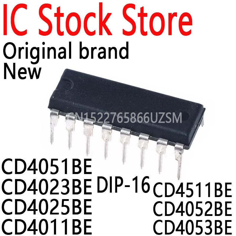 5PCS CD4051BE CD4023BE CD4025BE CD4011BE CD4511BE CD4052BE CD4053BE DIP ชิป ic ราคาส่ง