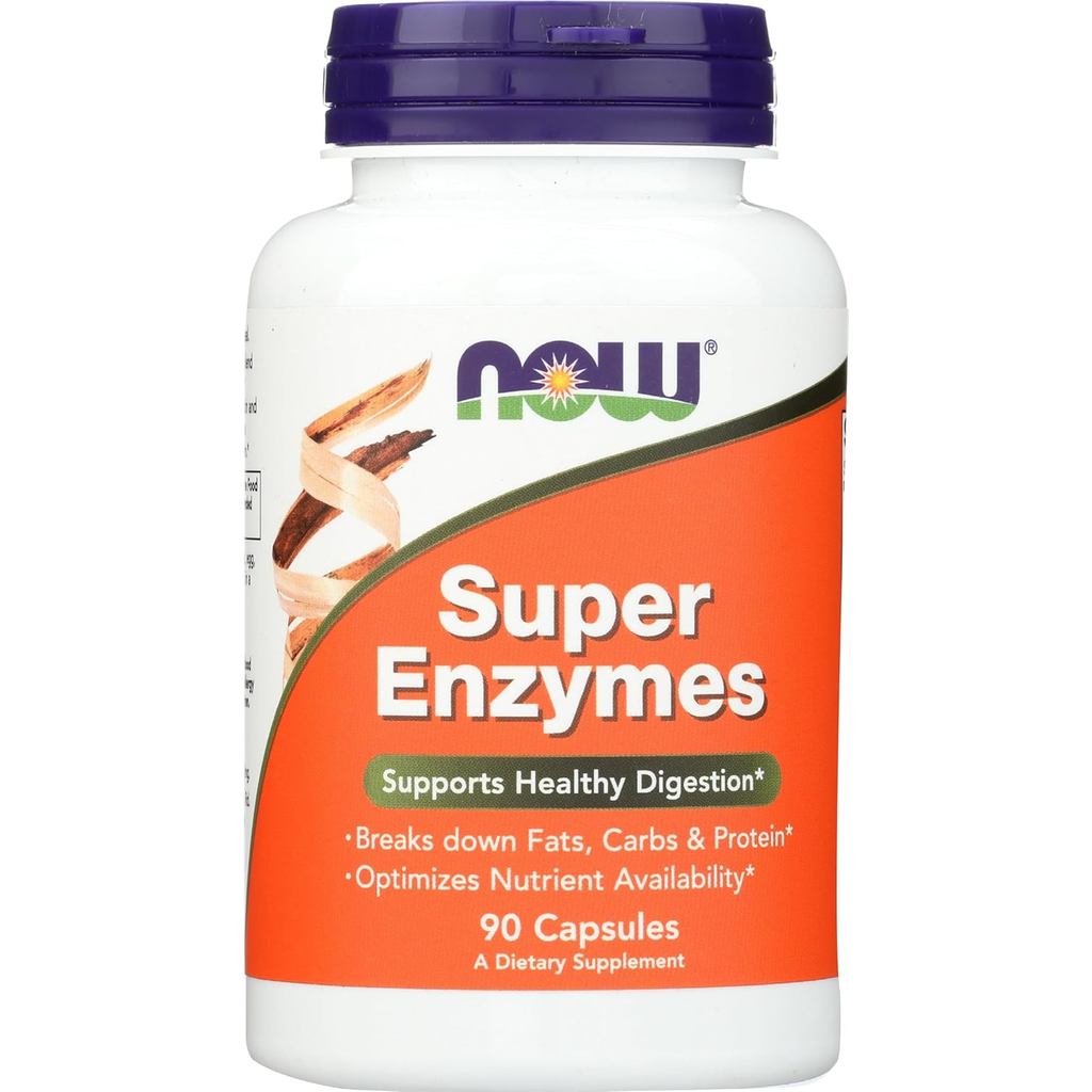 Now Foods Super Enzymes - 90 แคปซูล